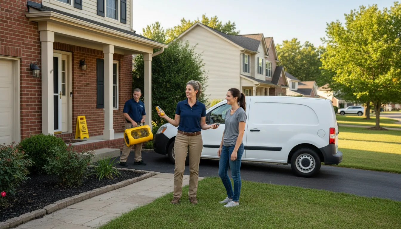 Water restoration image for Flood Water Cleanup, Removal And Restoration Services in Olathe, KS